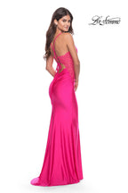 La Femme Dress 31436 - Neon Pink