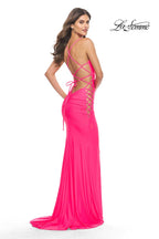 La Femme Dress 31438 - Neon Pink