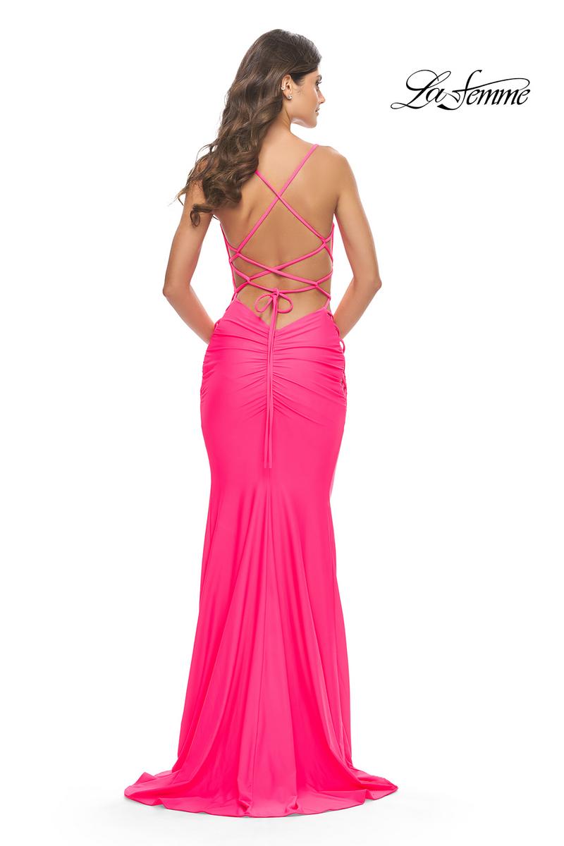 La Femme Dress 31438 - Neon Pink
