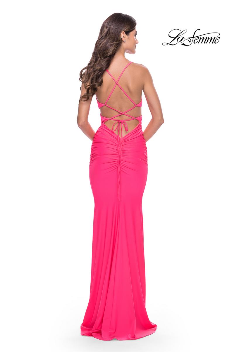 La Femme Dress 31442 - Neon Pink