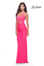 La Femme Dress 31442 - Hot Coral