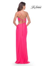 La Femme Dress 31443 - NEON PINK