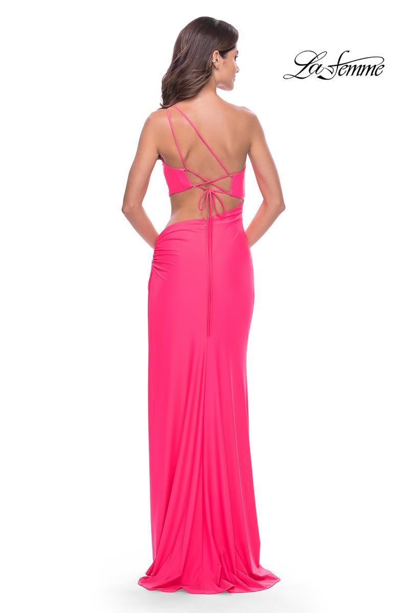 La Femme Dress 31443 - NEON PINK