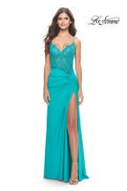 La Femme Dress 31447 - Aqua