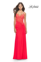 La Femme Dress 31447 - Hot Coral