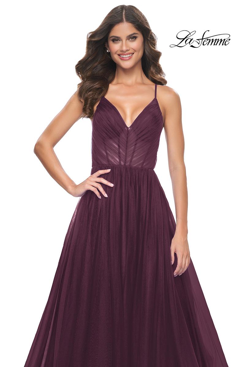 La Femme Dress 31457 - DARK BERRY