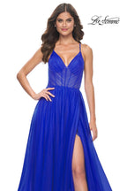 La Femme Dress 31457 - ROYAL BLUE