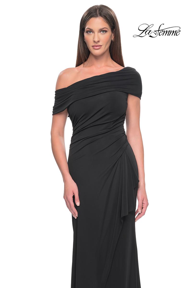 La Femme Evening Dress 31459 - Black