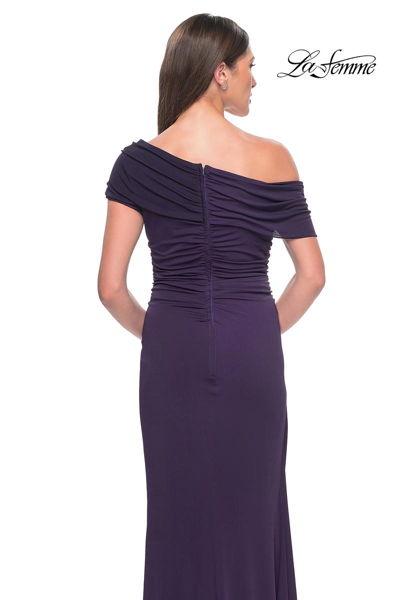 La Femme Evening Dress 31459 - Eggplant