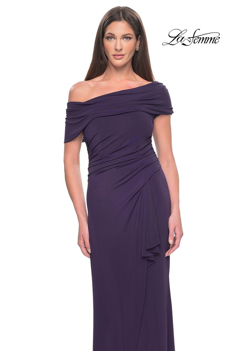 La Femme Evening 31459 - Eggplant