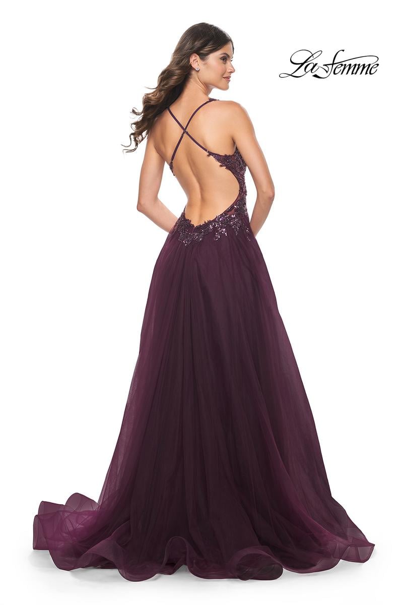 La Femme Dress 31471 - DARK BERRY