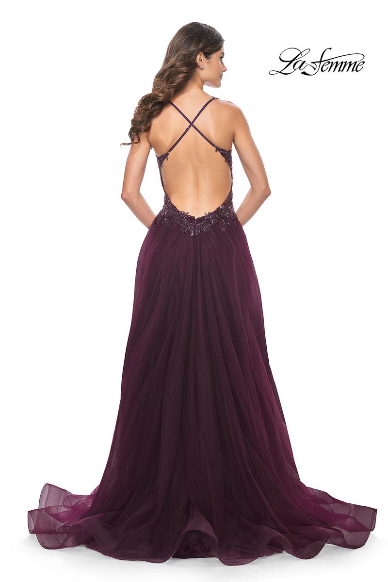 La Femme Dress 31471 - DARK BERRY