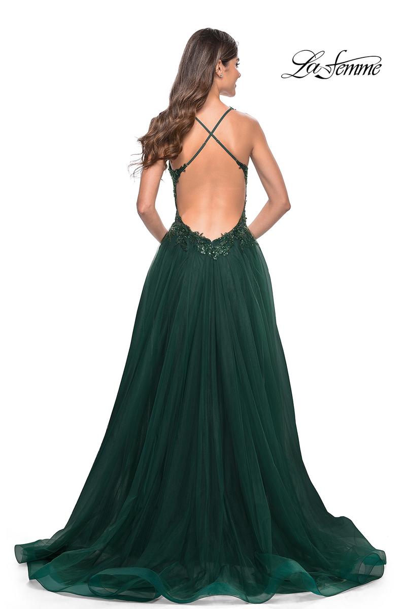 La Femme Dress 31471 - DARK EMERALD