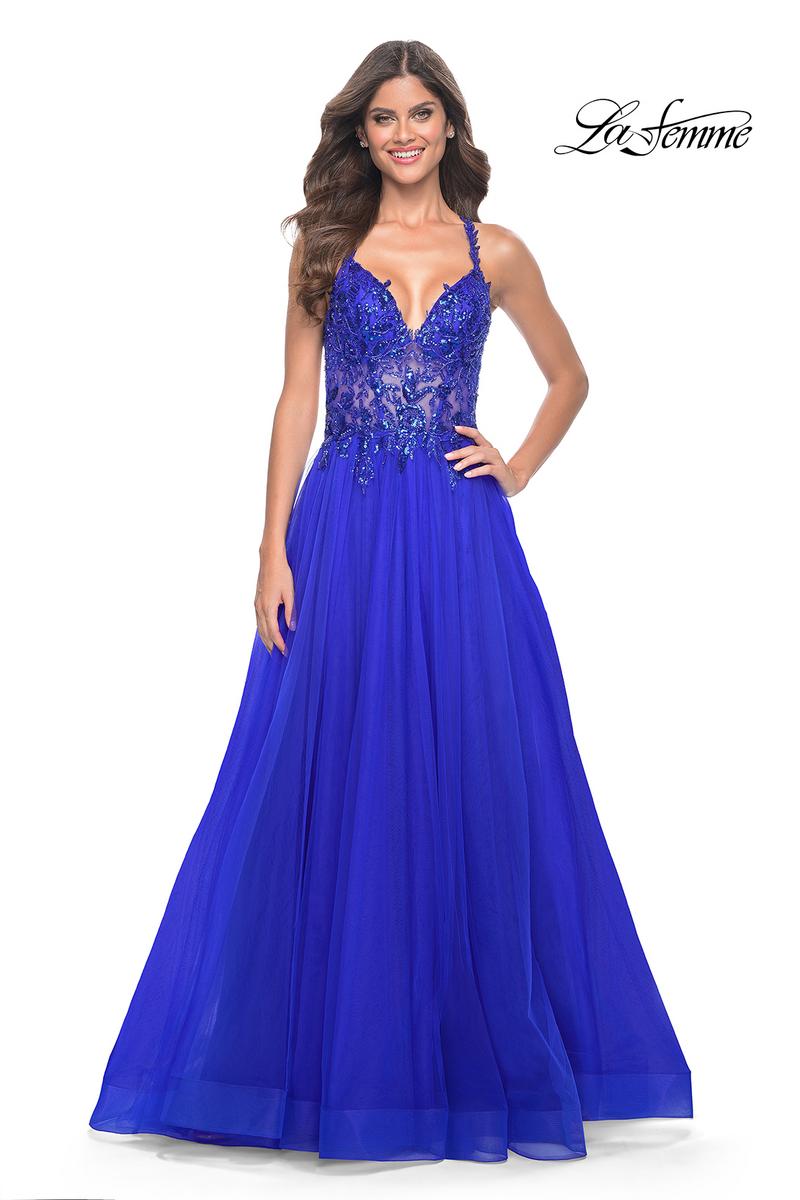 La Femme Dress 31471 - ROYAL BLUE