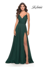 La Femme Dress 31500 - Dark Emerald