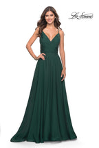La Femme Dress 31500 - Dark Emerald