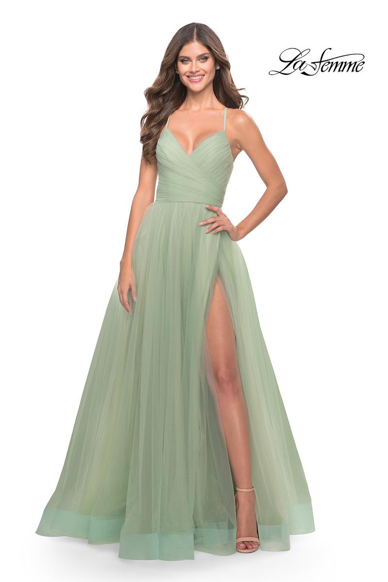 La Femme Dress 31501 - Sage