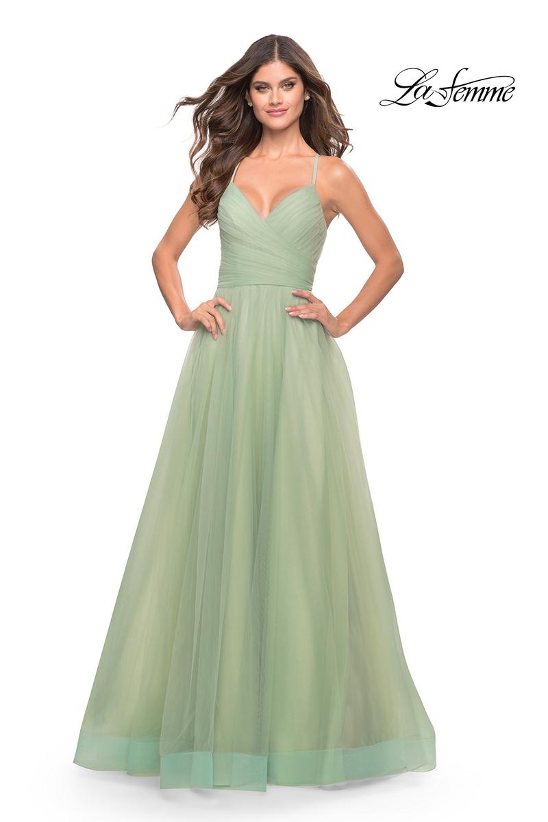 La Femme Dress 31501 - Sage