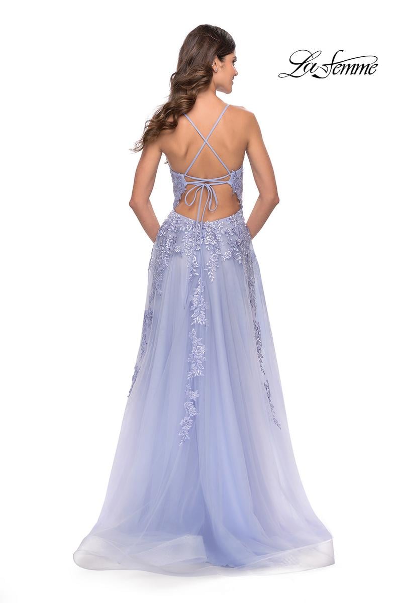La Femme Dress 31503 - Light Periwinkle
