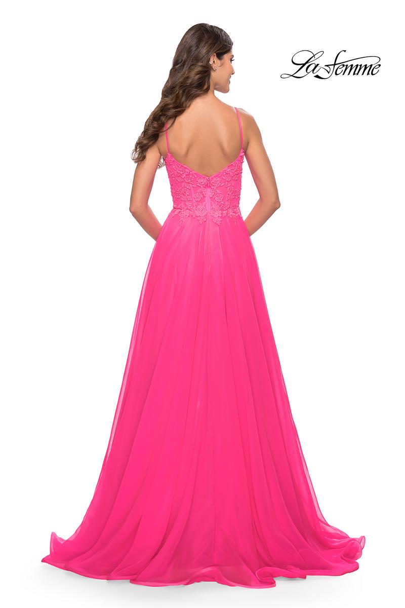 La Femme Dress 31506 - Neon Pink