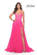 La Femme Dress 31506 - Neon Pink