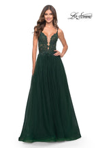 La Femme Dress 31507 - Dark Emerald