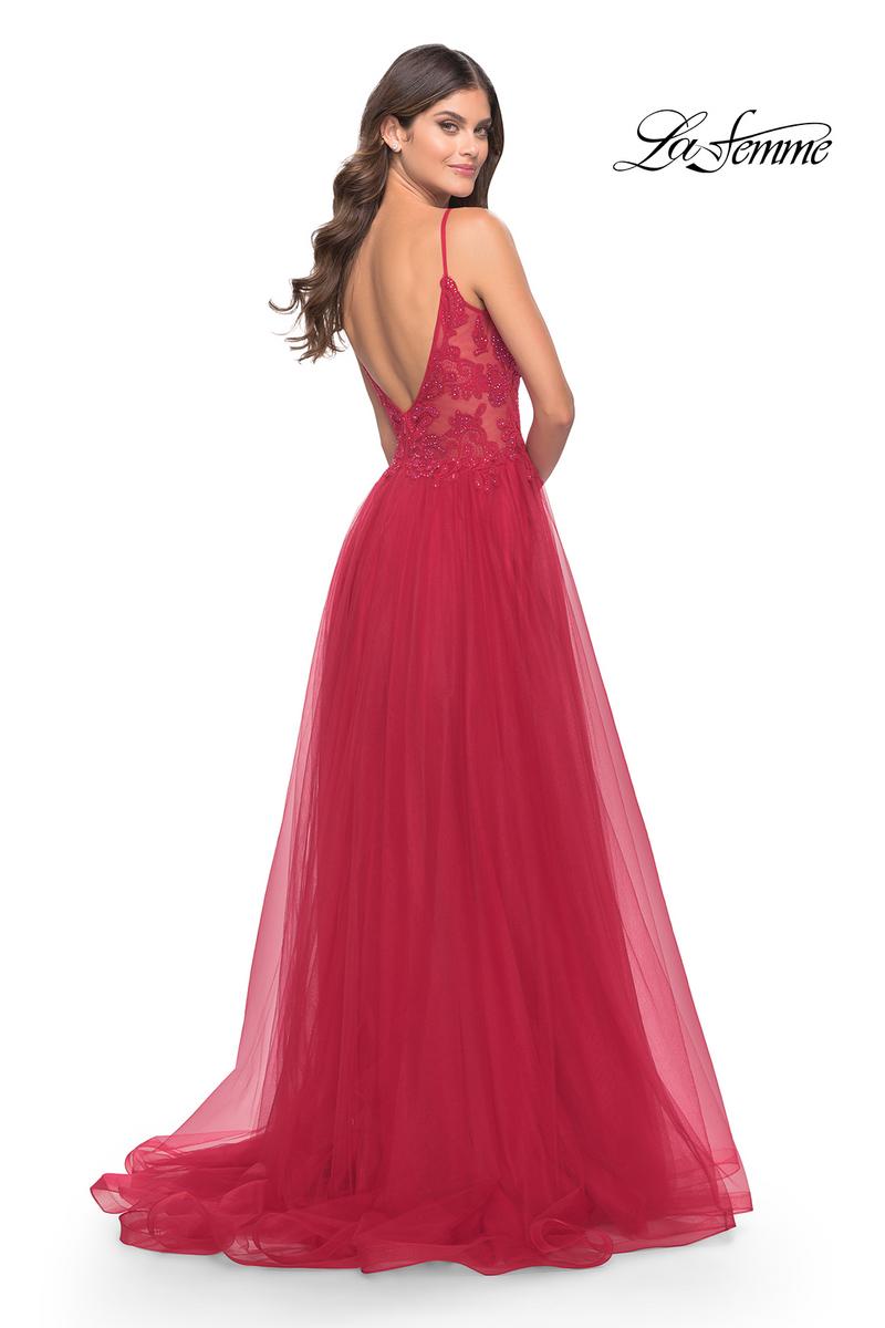 La Femme Dress 31507 - Red