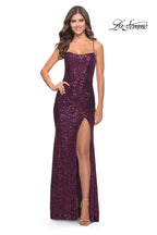 La Femme Dress 31508 - Dark Berry