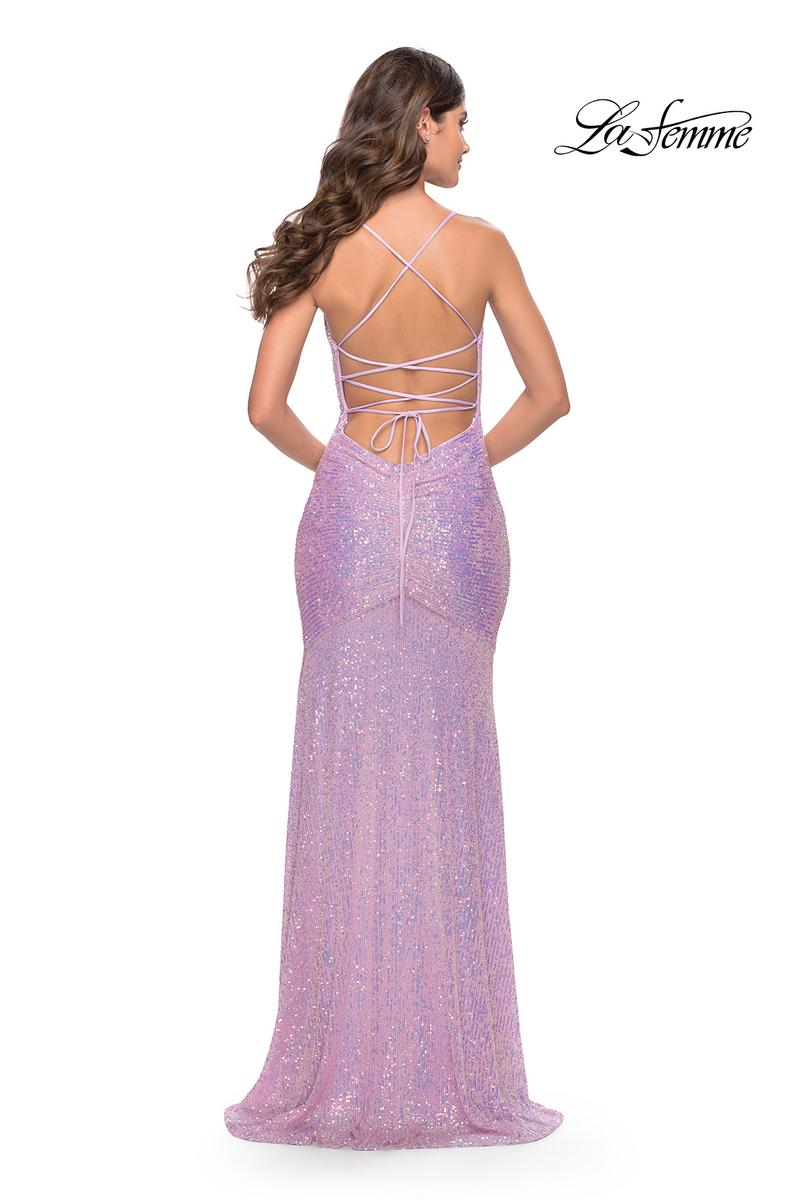 La Femme Dress 31509 - Light Periwinkle