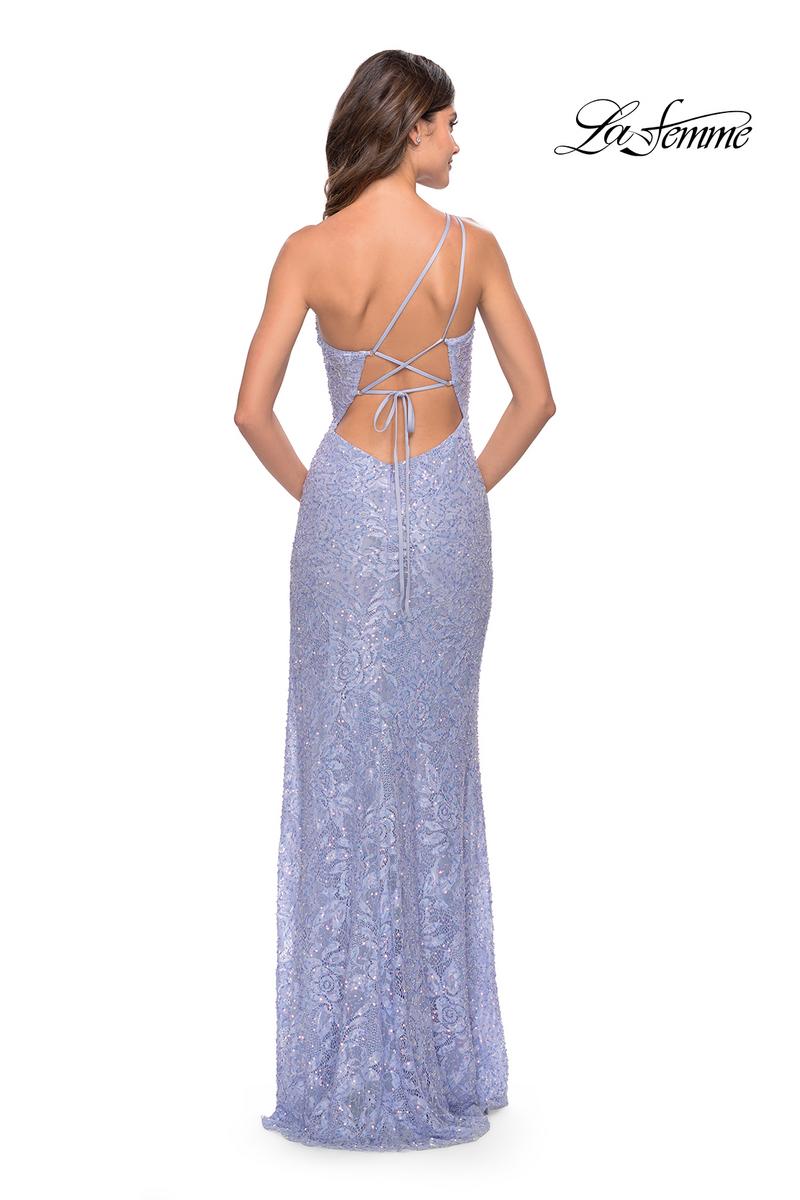 La Femme Dress 31515 - Light Periwinkle