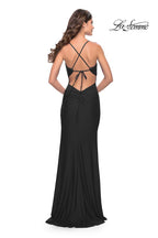 La Femme Dress 31516 - Black