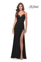 La Femme Dress 31516 - Black