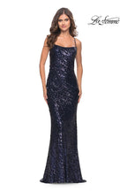 La Femme Dress 31518 - Navy