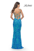 La Femme Dress 31521 - Aqua