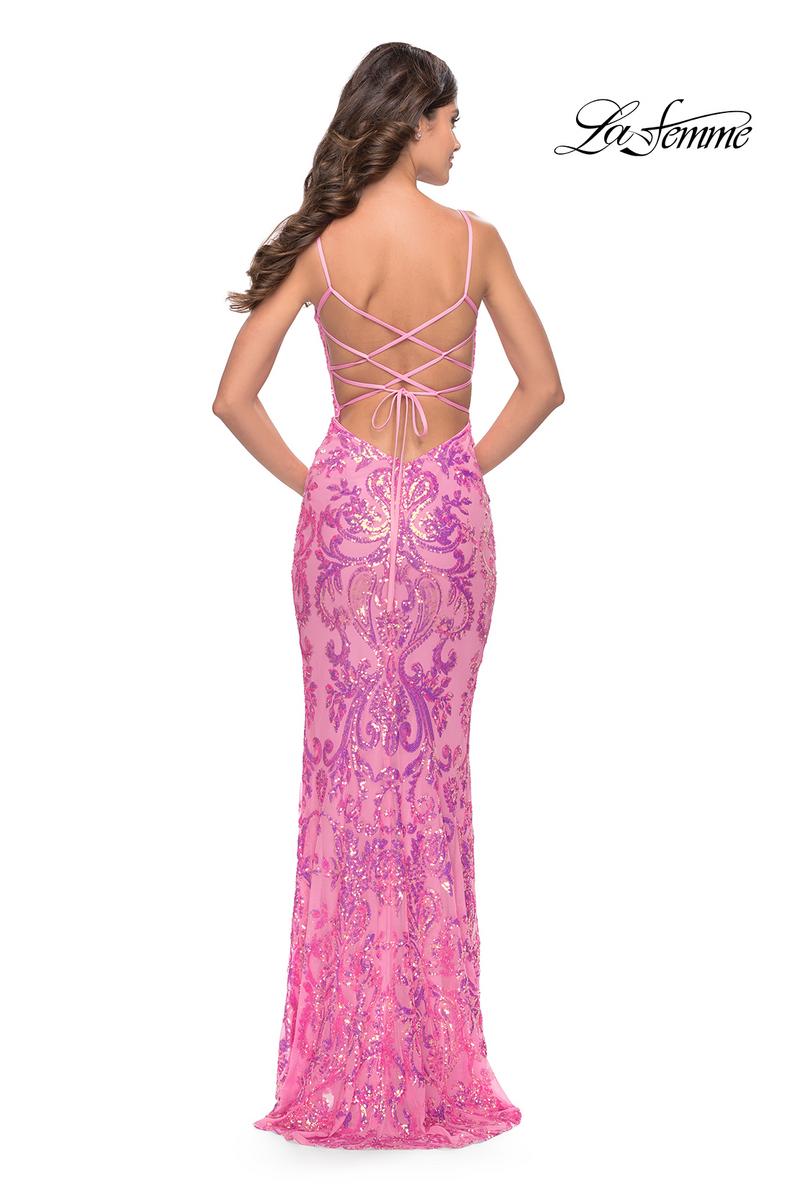 La Femme Dress 31521 - Neon Pink