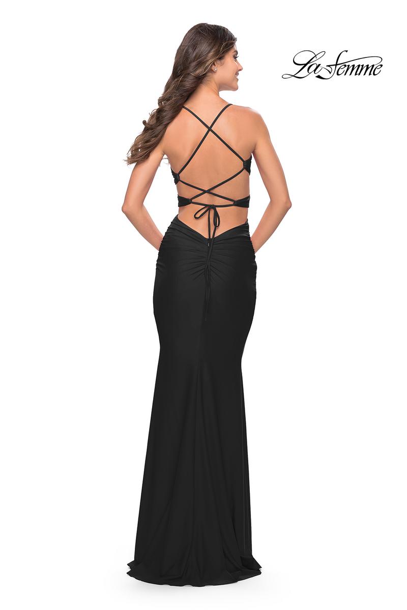 La Femme Dress 31523 - BLACK