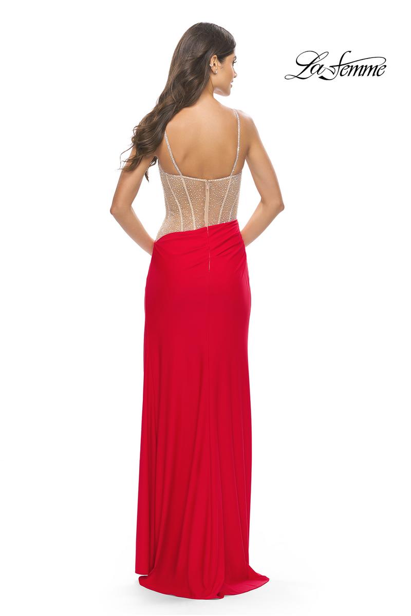 La Femme Dress 31537 - Red