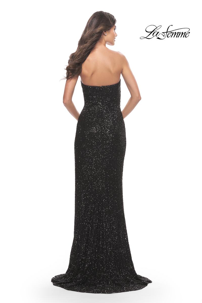 La Femme Dress 31538 - Black