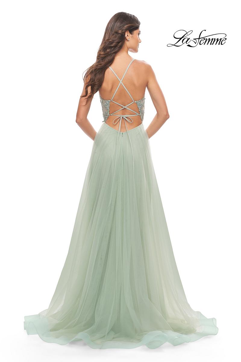 La Femme Dress 31542 - Sage