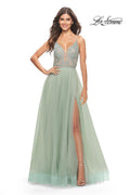 La Femme Dress 31542 - Sage
