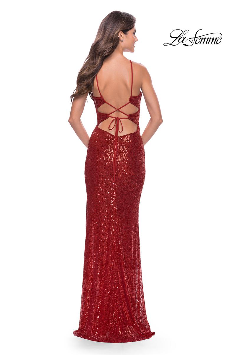 La Femme Dress 31549 - Red