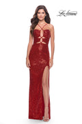 La Femme Dress 31549 - Red