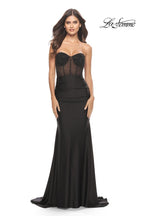 La Femme Dress 31566 - Black