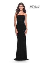 La Femme Dress 31584 - BLACK