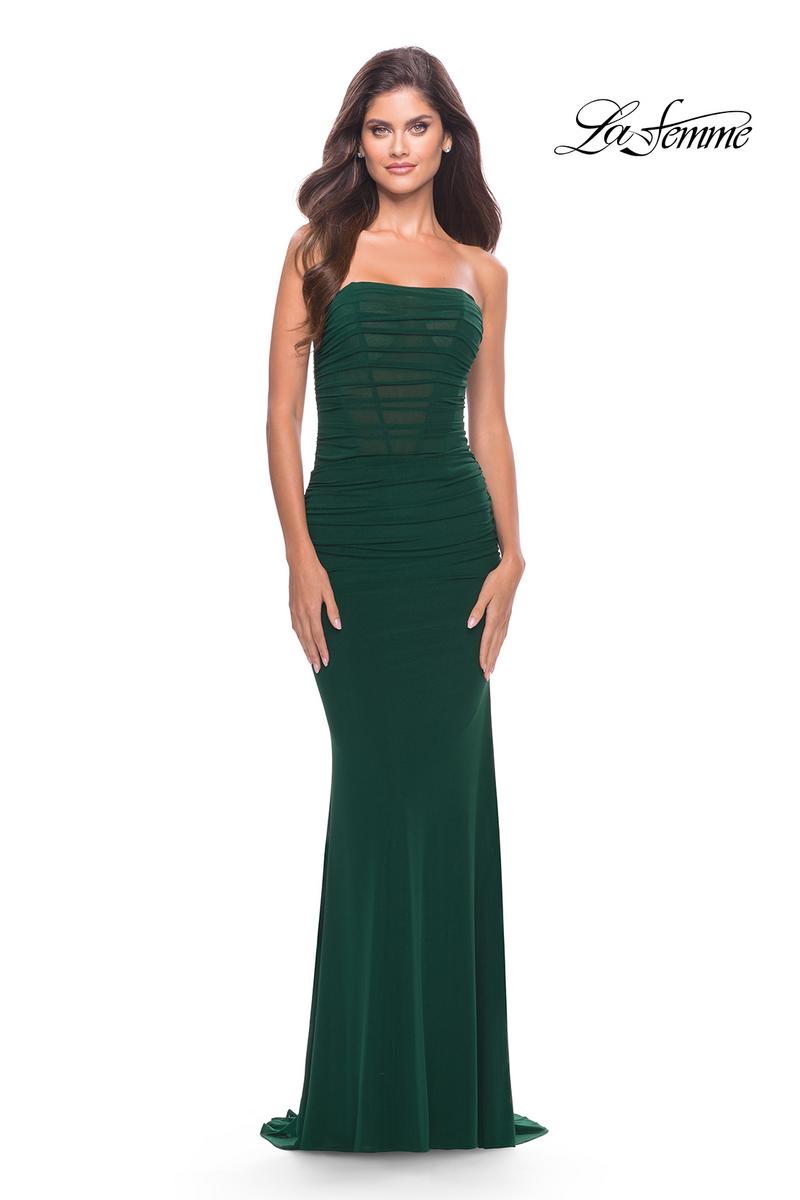 La Femme Dress 31584 - EMERALD