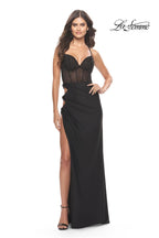La Femme Dress 31599 - Black