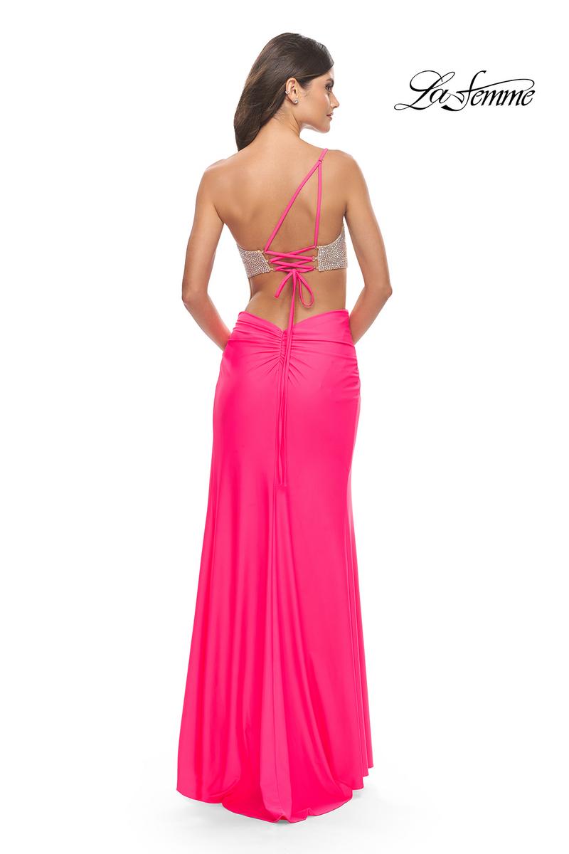 La Femme Dress 31600 - NEON PINK