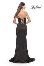 La Femme Dress 31601 - Black