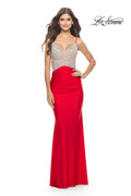 La Femme Dress 31606 - Red
