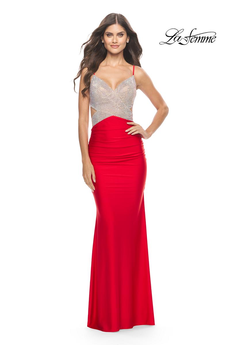La Femme Dress 31606 - Red